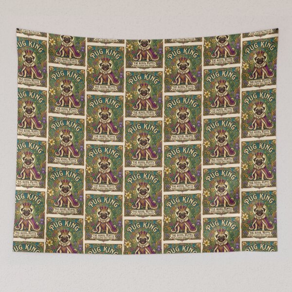 Item preview, Royal Pug King The Royal Mutts  designed and sold by TeeARTHY.