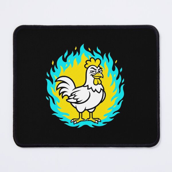 Item preview, Fiery Rooster Cartoon Bold Flame Chicken Graphic Hot Style designed and sold by art-noir.