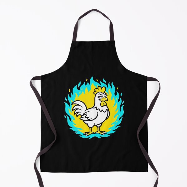 Item preview, Fiery Rooster Cartoon Bold Flame Chicken Graphic Hot Style designed and sold by art-noir.