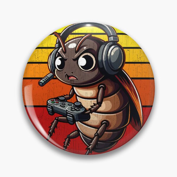 Item preview, Funny Cockroach Vintage Gamer Videogames Pew Zoo Boys Girls Kids designed and sold by rafaeltto.
