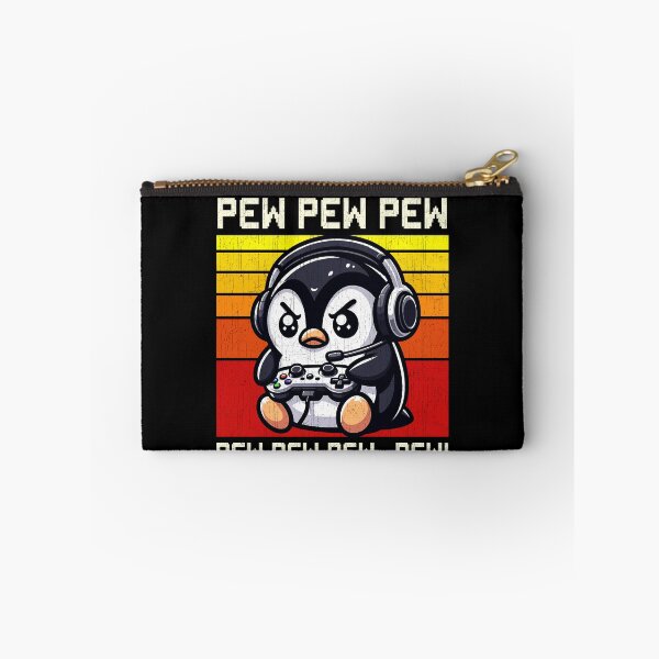 Item preview, Funny Penguin Vintage Gamer Videogames Pew Zoo Boys Girls Kids designed and sold by rafaeltto.