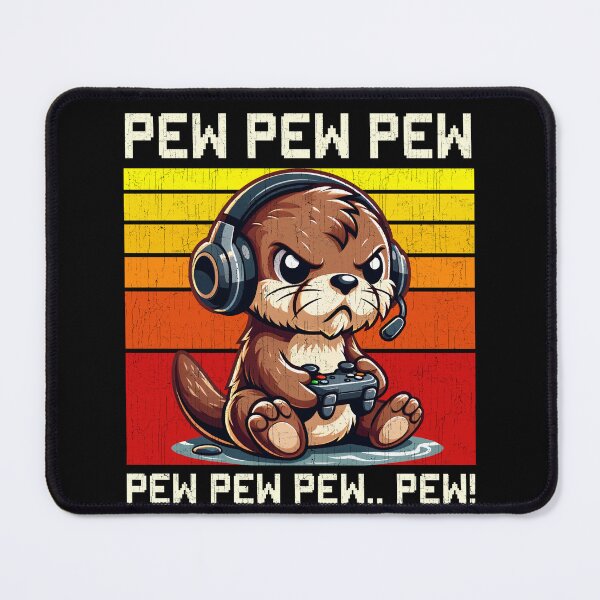 Item preview, Funny Otter Vintage Gamer Videogames Pew Zoo Boys Girls Kids designed and sold by rafaeltto.
