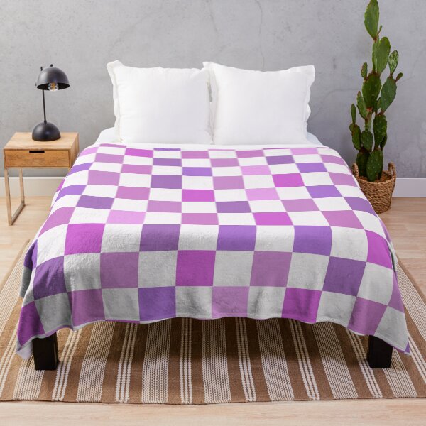 Item preview, Pastel Lavender and Purple Checkerboard Pattern designed and sold by EigengrauART.