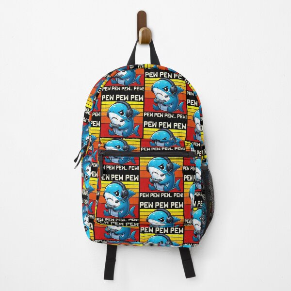 Item preview, Funny Shark Vintage Gamer Videogames Pew Zoo Boys Girls Kids designed and sold by rafaeltto.