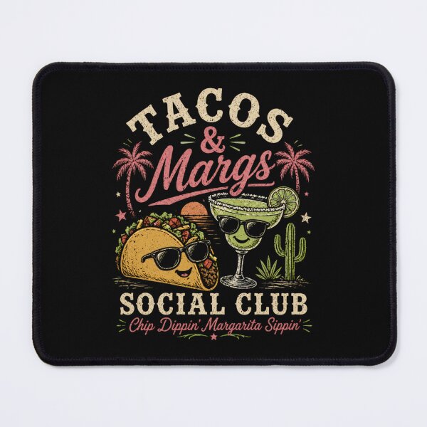 Item preview, Tacos and Margs Social Club Funny Retro Margarita Sipping Gift designed and sold by Ali-printshop.