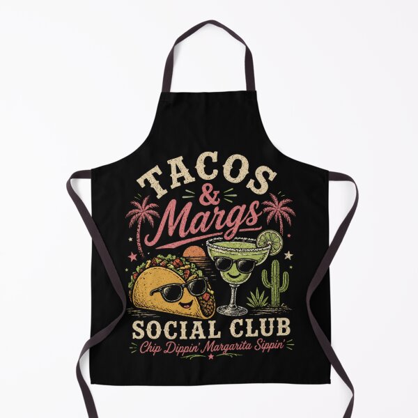 Item preview, Tacos and Margs Social Club Funny Retro Margarita Sipping Gift designed and sold by Ali-printshop.