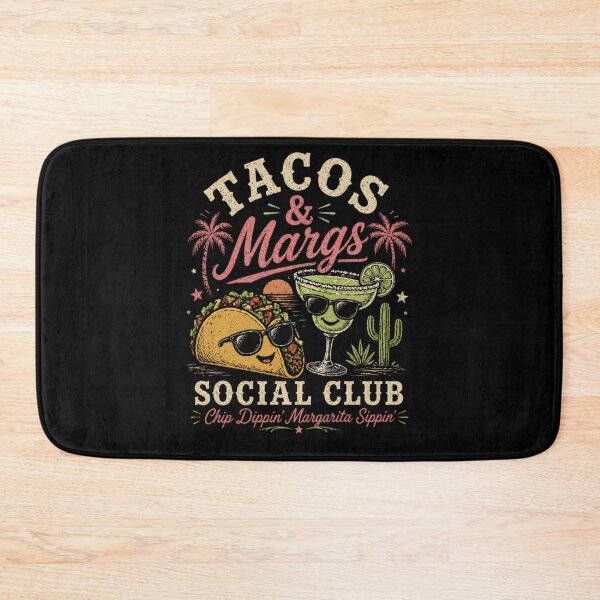 Item preview, Tacos and Margs Social Club Funny Retro Margarita Sipping Gift designed and sold by Ali-printshop.