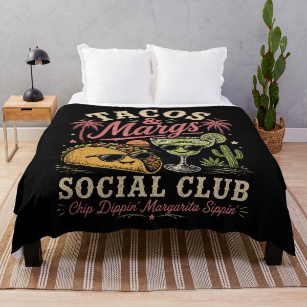 Item preview, Tacos and Margs Social Club Funny Retro Margarita Sipping Gift designed and sold by Ali-printshop.