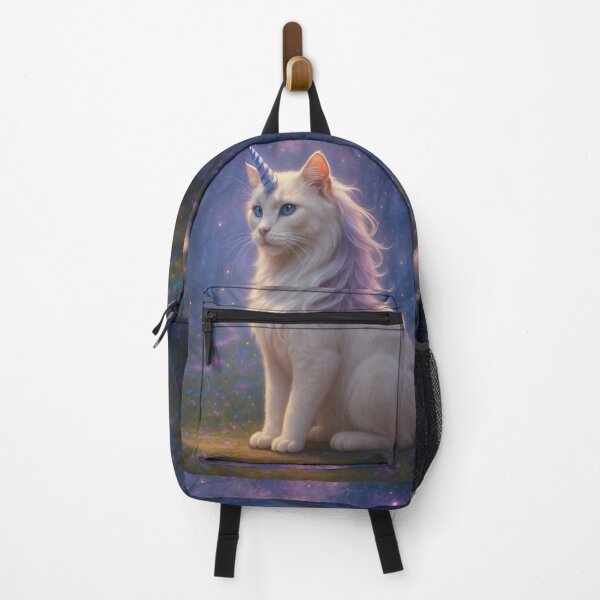 Item preview, Floral Dream Unicorn Cat | Feline Hybrid in a Magical Meadow designed and sold by FantasyHybrids.