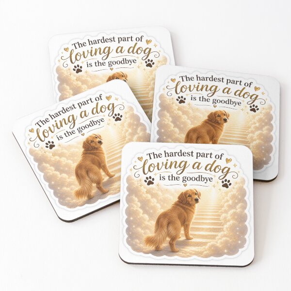 Item preview, The Hardest Part of Loving a Dog  designed and sold by DrakeDogShop.
