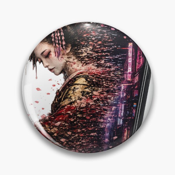 Item preview, Impermanence Glitch Geisha designed and sold by #kingMAMECRAFT.