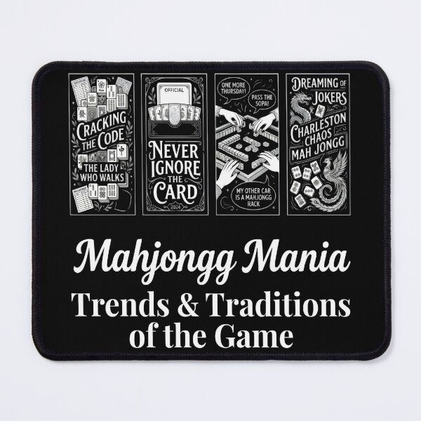 Item preview, Funny Mahjong Gift – Charleston Chaos Vintage Poster for Game Night Lovers designed and sold by WearVerse440.
