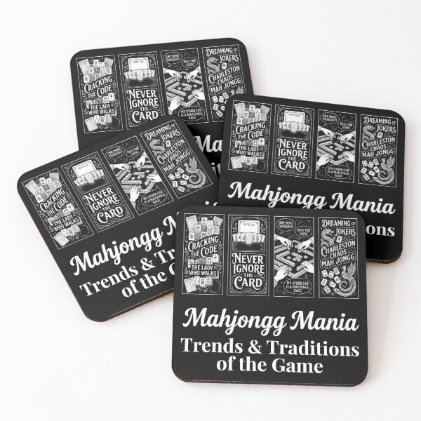 Item preview, Funny Mahjong Gift – Charleston Chaos Vintage Poster for Game Night Lovers designed and sold by WearVerse440.
