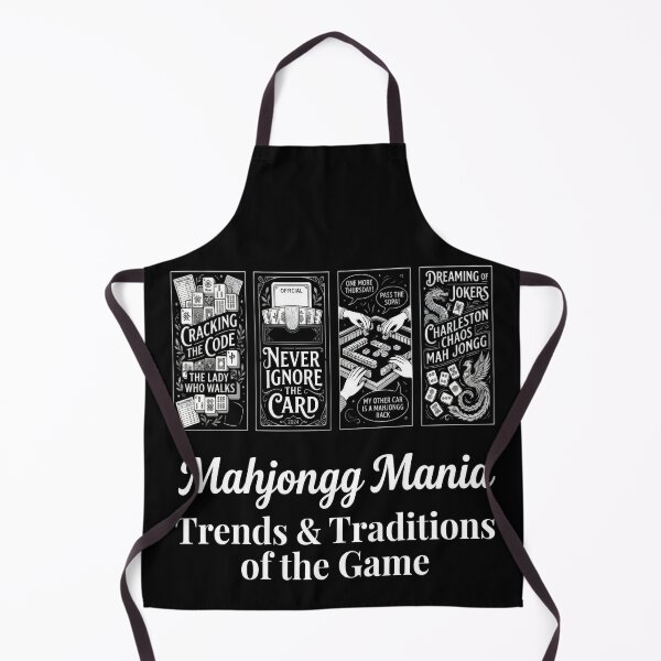 Item preview, Funny Mahjong Gift – Charleston Chaos Vintage Poster for Game Night Lovers designed and sold by WearVerse440.