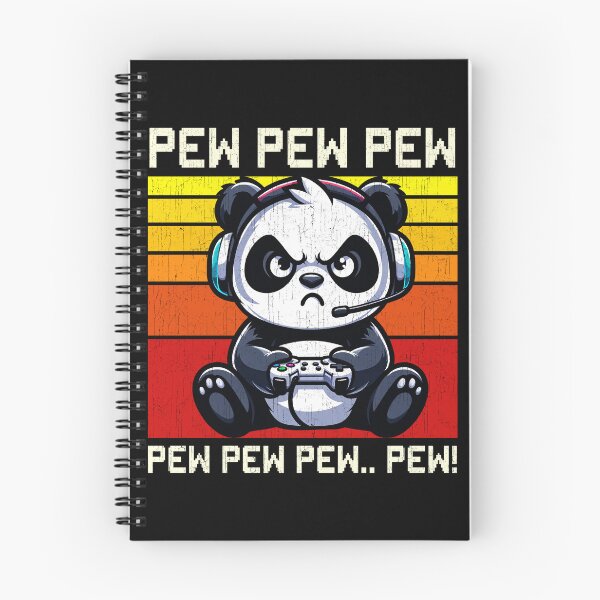 Item preview, Funny Panda Vintage Gamer Videogames Pew Zoo Boys Girls Kids designed and sold by rafaeltto.