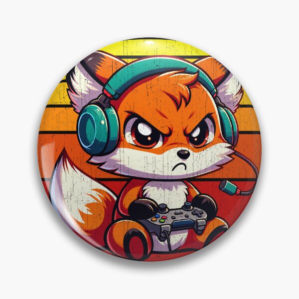 Item preview, Funny Fox Vintage Gamer Videogames Pew Zoo Boys Girls Kids designed and sold by rafaeltto.