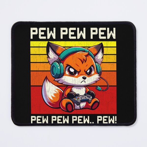 Item preview, Funny Fox Vintage Gamer Videogames Pew Zoo Boys Girls Kids designed and sold by rafaeltto.