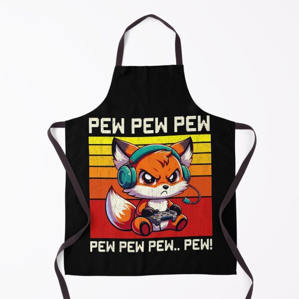 Item preview, Funny Fox Vintage Gamer Videogames Pew Zoo Boys Girls Kids designed and sold by rafaeltto.