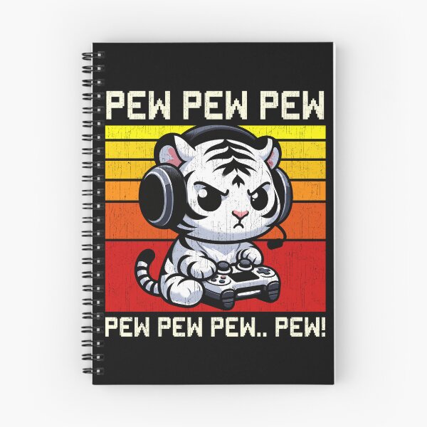 Item preview, Funny White Tiger Vintage Gamer Videogames Pew Zoo Boys Girls Kids designed and sold by rafaeltto.
