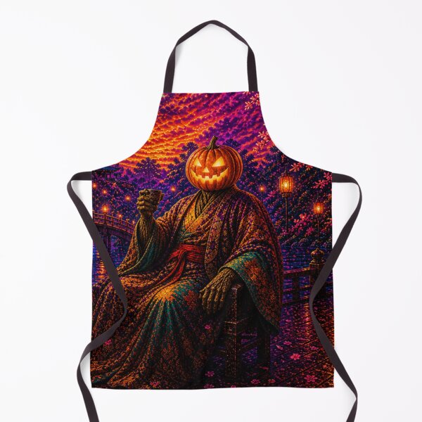 Item preview, Headless Horseman Japanese Garden - Gothic Fantasy Halloween Art designed and sold by TheHorsemanRidesAgain.