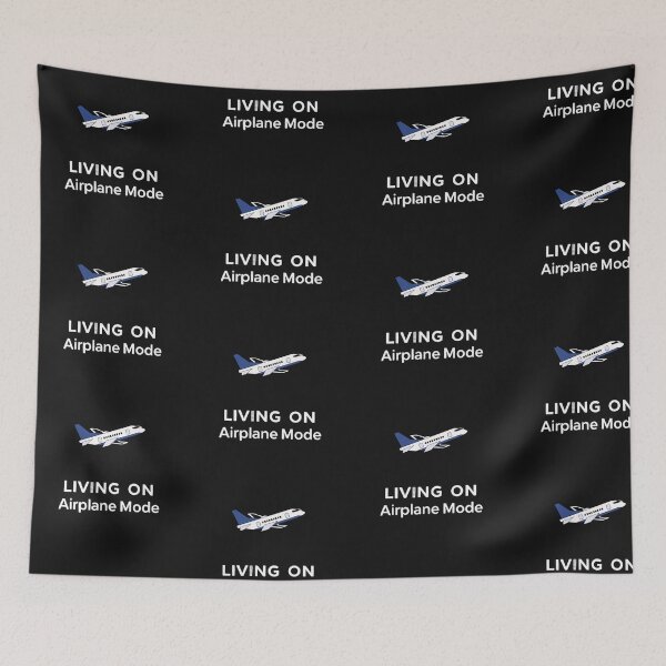 Item preview, Living On Airplane Mode Travel Apparel designed and sold by artlife4.