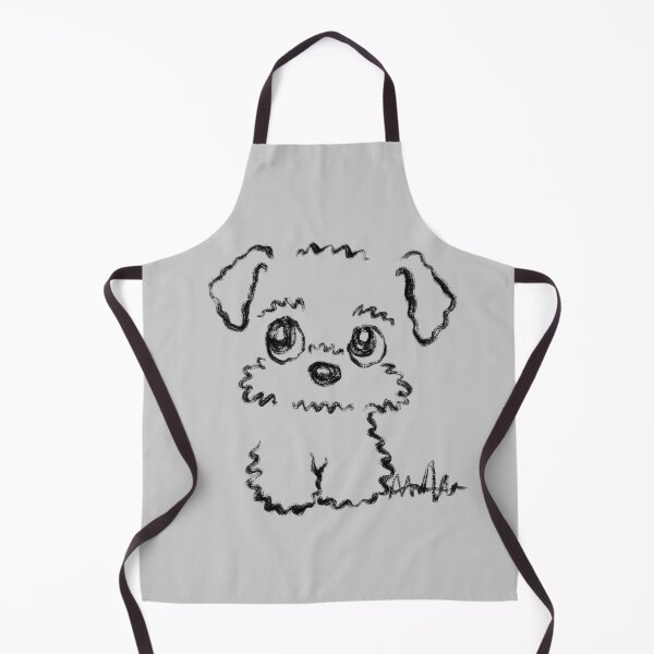 Item preview, A brush-painted portrait of a Maltese designed and sold by Toru Sanogawa.