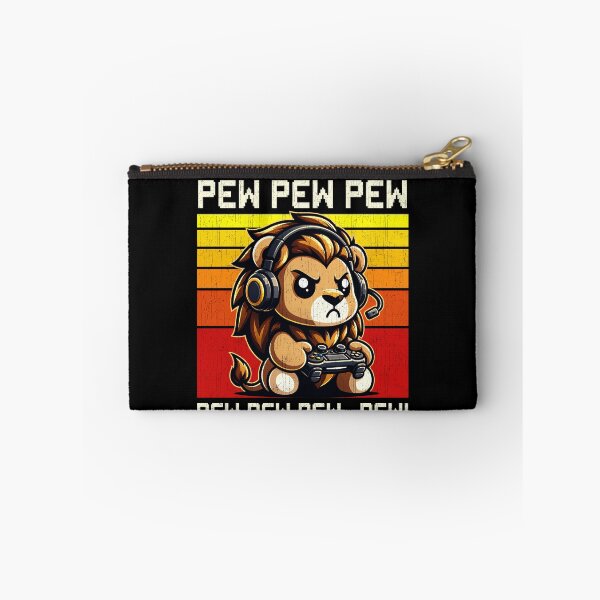 Item preview, Funny Lion Vintage Gamer Videogames Pew Zoo Boys Girls Kids designed and sold by rafaeltto.
