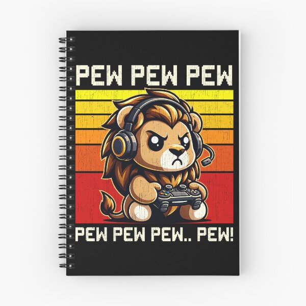 Item preview, Funny Lion Vintage Gamer Videogames Pew Zoo Boys Girls Kids designed and sold by rafaeltto.