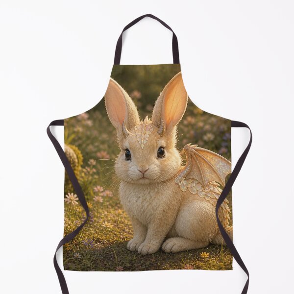 Item preview, Dragon Bunny (Dragnny) | Cute Fantasy Rabbit Art, Magical Woodland Creature designed and sold by FantasyHybrids.