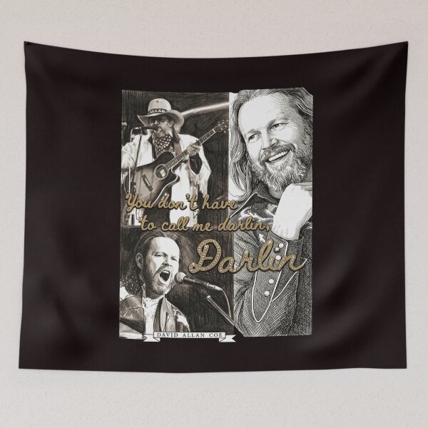 Item preview, David Allan Coe designed and sold by colorsartss.