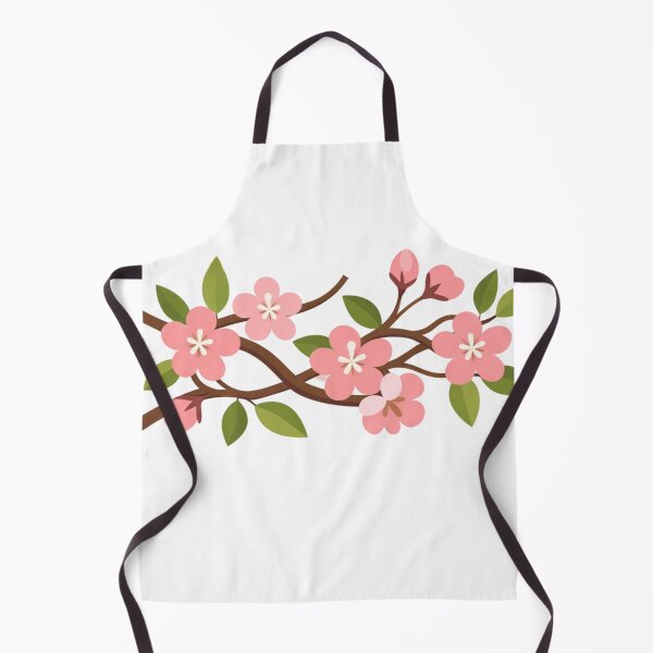 Item preview, Modern Vector Sakura Blossom – Japanese Cherry Flower Illustration designed and sold by Joyfulfabric.