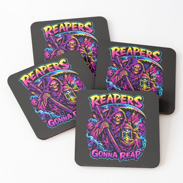 Item preview, Reapers Gonna Reap [Neon] | Vintage 80s designed and sold by Oh, the HORROR!.