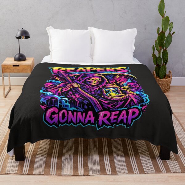 Item preview, Reapers Gonna Reap [Neon] | Vintage 80s designed and sold by Oh, the HORROR!.