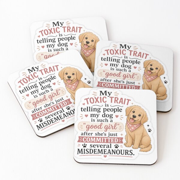 Item preview, My Toxic Trait Dog Meme – Good Girl Mischief Funny Dog  designed and sold by DrakeDogShop.