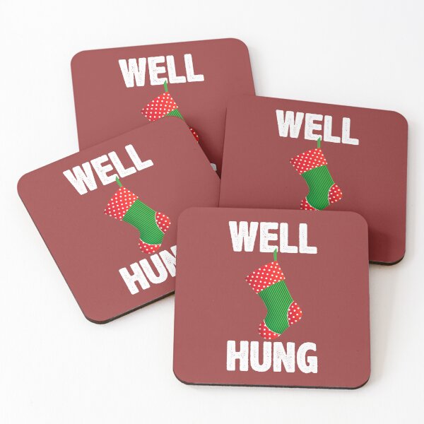 Item preview, Well Hung Funny Christmas Stocking - Offensive Xmas Humor and Ugly Christmas Sweater designed and sold by merkraht.