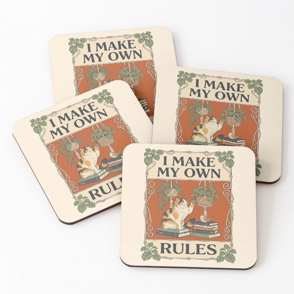 Item preview, Calico Cat Sitting on Books Make My Own Rules designed and sold by TeeARTHY.