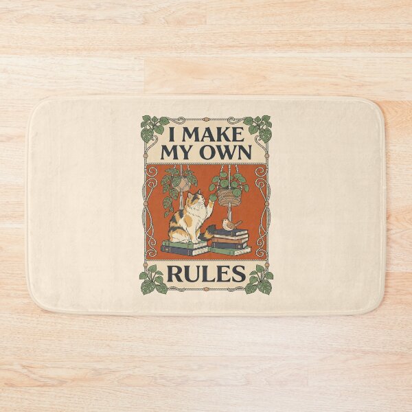 Item preview, Calico Cat Sitting on Books Make My Own Rules designed and sold by TeeARTHY.