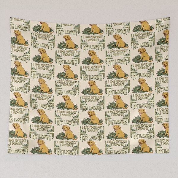 Item preview, Golden Retriever Puppy Digging in Lawn designed and sold by TeeARTHY.