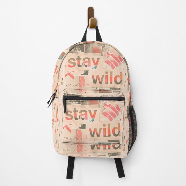 Item preview, Stay Wild Grunge Collage Typography Collection Design designed and sold by ART ATTACK ZONE.