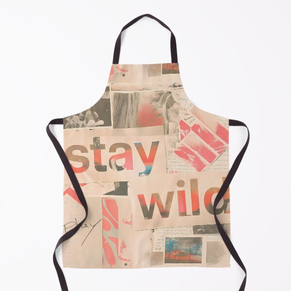 Item preview, Stay Wild Grunge Collage Typography Collection Design designed and sold by ART ATTACK ZONE.