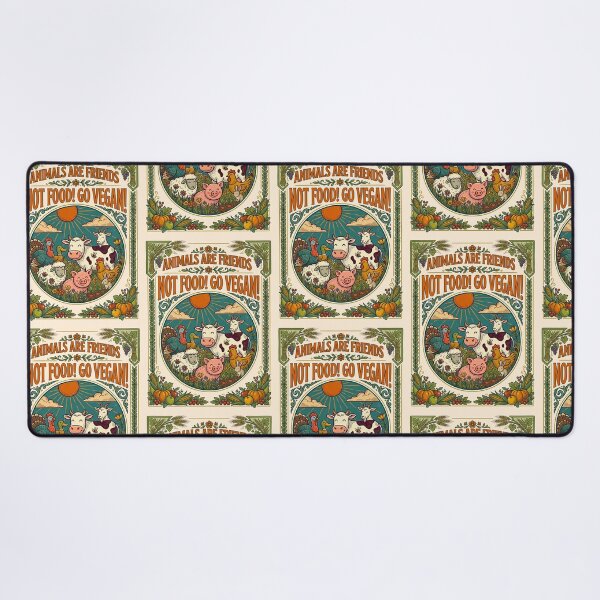 Item preview, Farm Animals Go Vegan Friends Not Food designed and sold by TeeARTHY.
