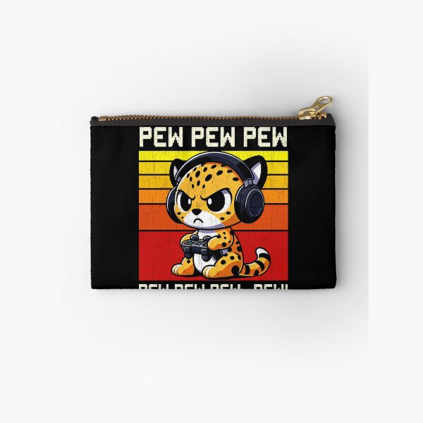 Item preview, Funny Cheetah Vintage Gamer Videogames Pew Zoo Boys Girls Kids designed and sold by rafaeltto.