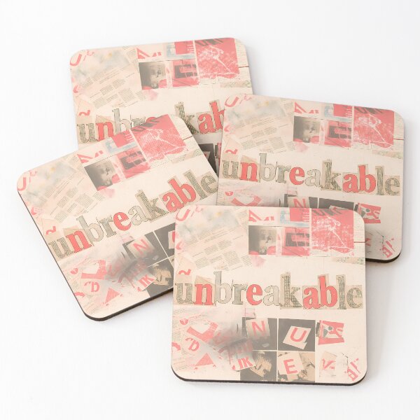 Item preview, Unbreakable Vintage Grunge Collage Typography Collection Design designed and sold by ART ATTACK ZONE.