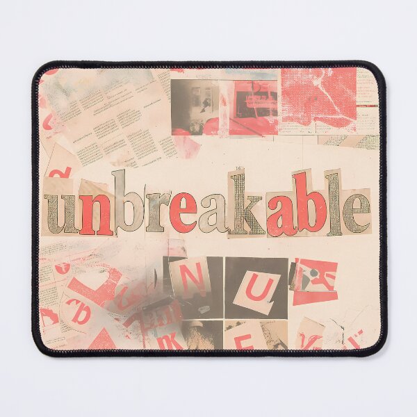 Item preview, Unbreakable Vintage Grunge Collage Typography Collection Design designed and sold by ART ATTACK ZONE.