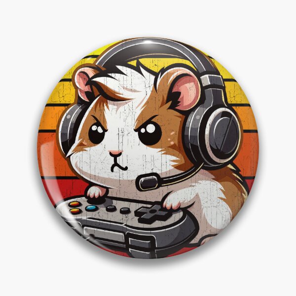 Item preview, Funny Hamster Vintage Gamer Videogames Pew Zoo Boys Girls Kids designed and sold by rafaeltto.