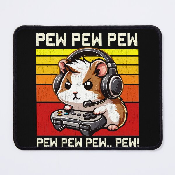 Item preview, Funny Hamster Vintage Gamer Videogames Pew Zoo Boys Girls Kids designed and sold by rafaeltto.