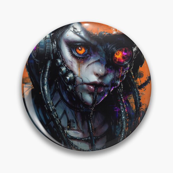 Item preview, Your Creation: Cyberpunk Girl with Mechanical Eye designed and sold by Insomnia Art Designs.