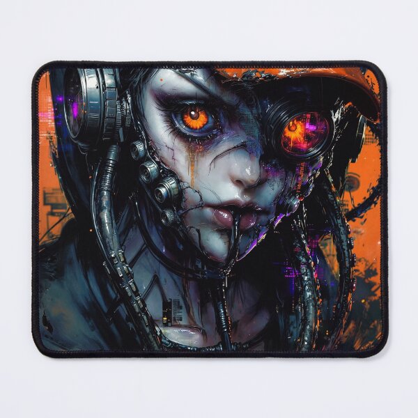 Item preview, Your Creation: Cyberpunk Girl with Mechanical Eye designed and sold by Insomnia Art Designs.
