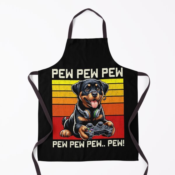 Item preview, Funny Rottweiler Vintage Gamer Videogames Pew Zoo Boys Girls Kids designed and sold by rafaeltto.