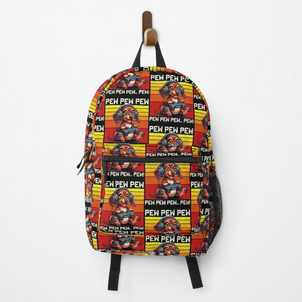 Item preview, Funny Dachshund Vintage Gamer Videogames Pew Zoo Mom Dad Kids designed and sold by rafaeltto.